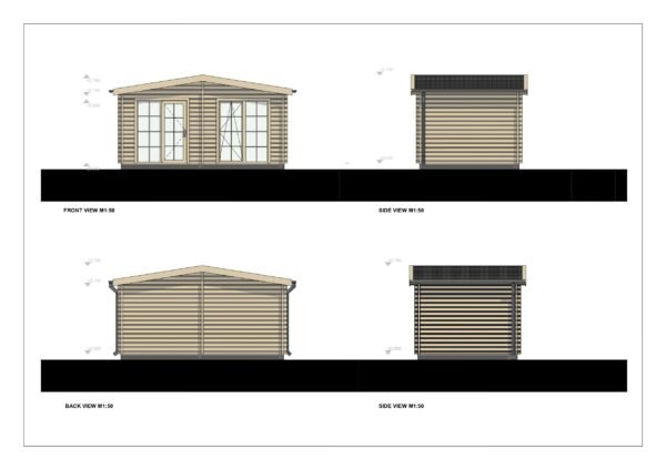 Anneks Dunbar, 15 m²