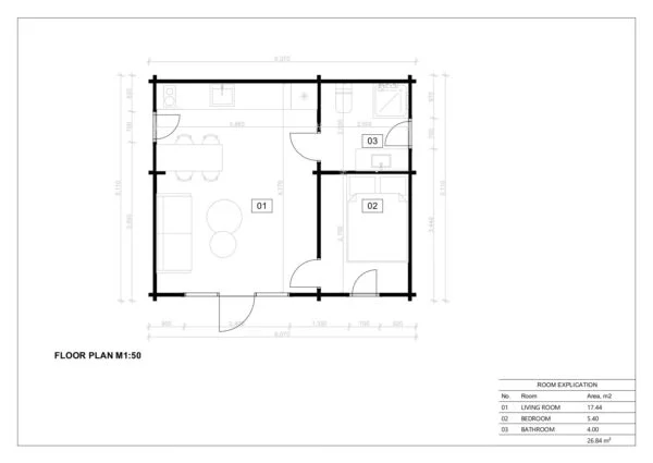 Anneks Edinburgh, 26 m²
