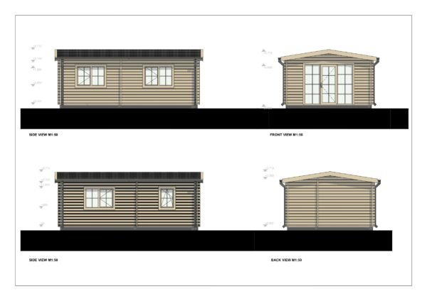 Anneks Ellington, 26 m²
