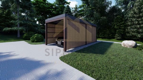 Carport Heaton, 18 m²