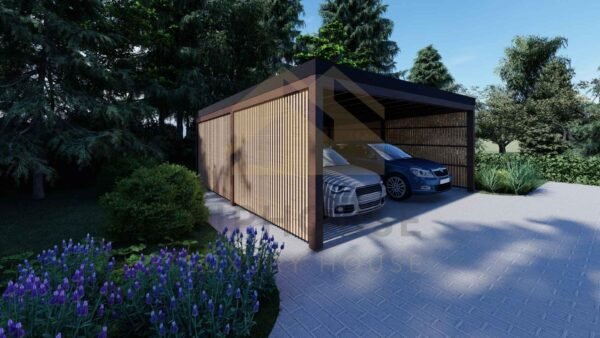 Dobbel Carport Pilling, 36 m²