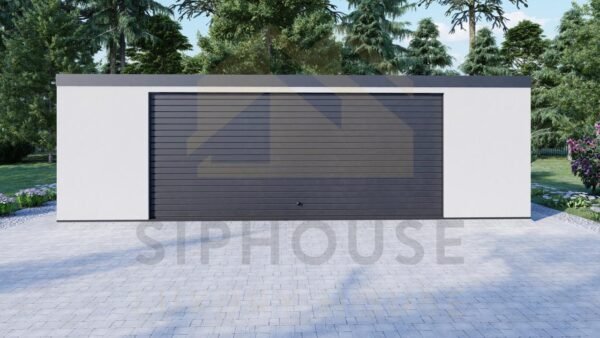 Isolert Dobbelgarasje Coverack, 38 m²