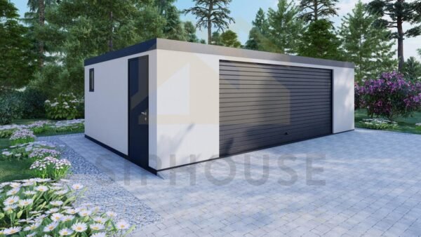 Isolert Dobbelgarasje Coverack, 38 m²