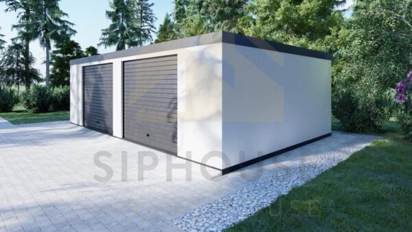 Isolert Dobbelgarasje Garras, 38 m²