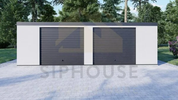 Isolert Dobbelgarasje Garras, 38 m²