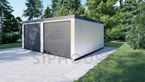 Isolert Dobbelgarasje Plymouth, 28 m²
