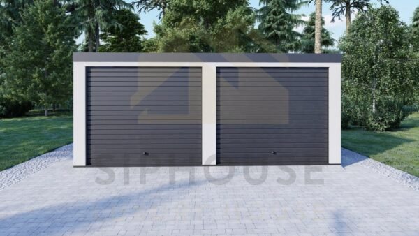 Isolert Dobbelgarasje Plymouth, 28 m²
