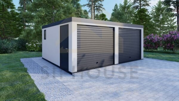 Isolert Dobbelgarasje Plymouth, 28 m²