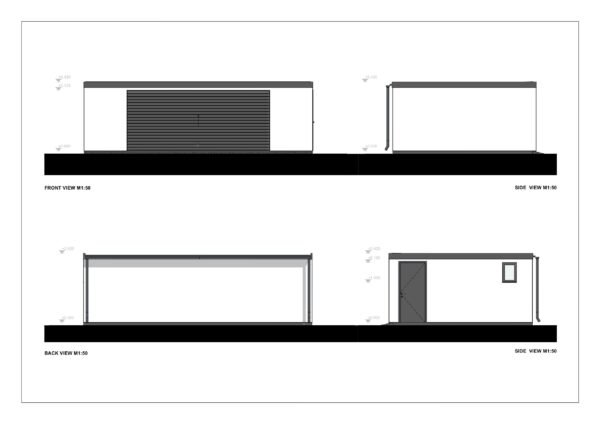 Isolert Dobbelgarasje Trelan, 38 m²
