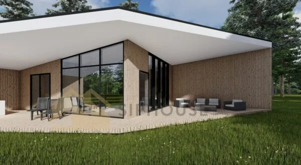 Isolert Modulhus Roma, 103 m²