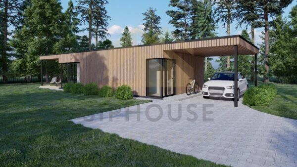 Isolert Modulhus Singapure, 94 m²