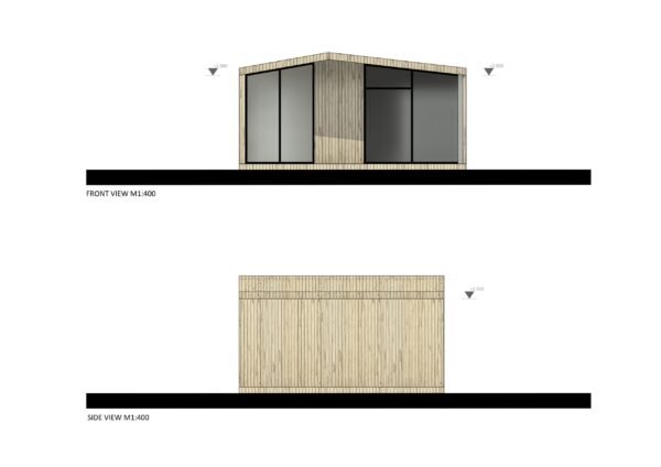 Liten Hytte Hull, 34 m²