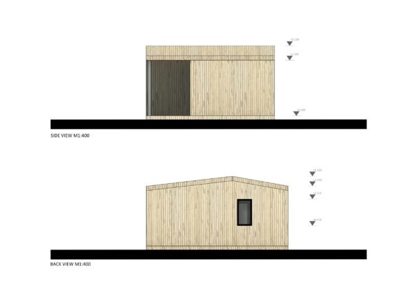 Liten Hytte Hull, 34 m²