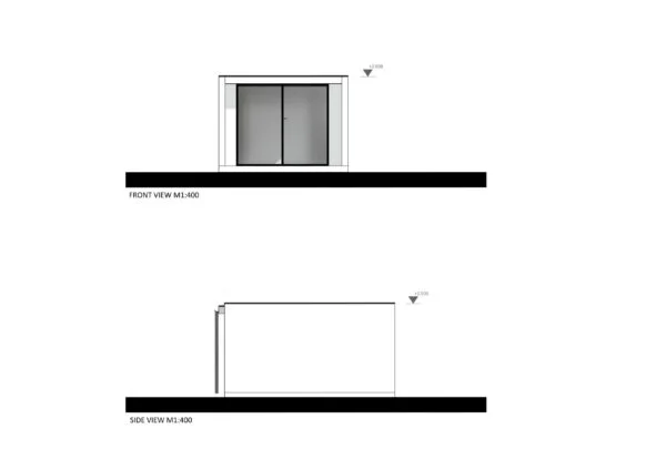 Mikrohus Kubwa 15 m²