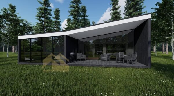 Moderne Ferdighytter Brasília, 80 m²