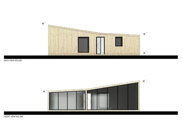 Moderne Ferdighytter Brasília, 80 m²