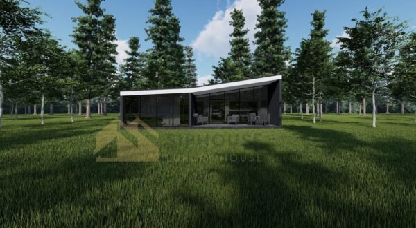 Moderne Ferdighytter Brasília, 80 m²