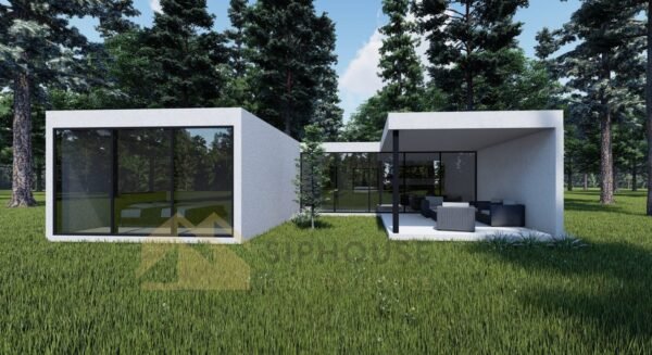 Moderne Ferdighytter Duisburg, 98 m²