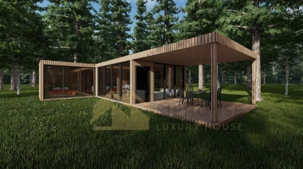 Moderne Ferdighytter Helsinki, 77 m²