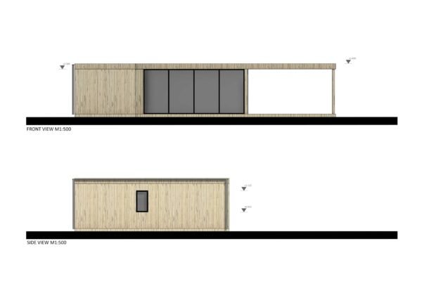 Moderne Ferdighytter Helsinki, 77 m²