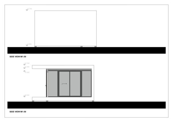 Moderne Ferdighytter Oxton, 54 m²