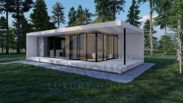 Moderne Ferdighytter Oxton, 54 m²