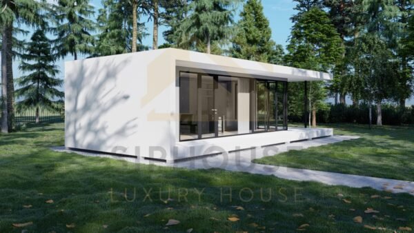 Moderne Ferdighytter Oxton, 54 m²