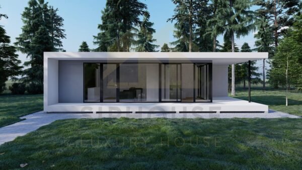 Moderne Ferdighytter Oxton, 54 m²