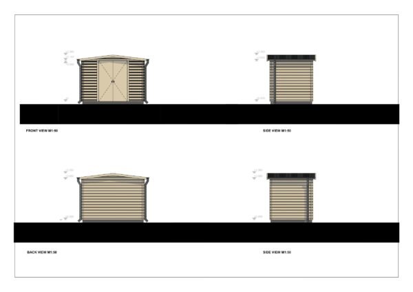 Redskapsbod  Bampton, 6 m²