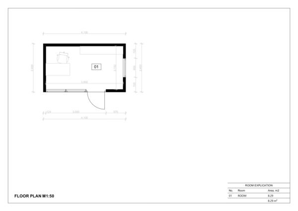 Mikrohus Hannover, 10 m²