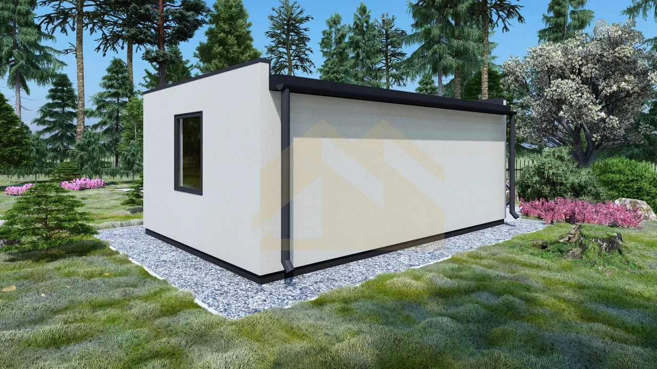 Moderne Ferdighytter Nasau, 24 m²