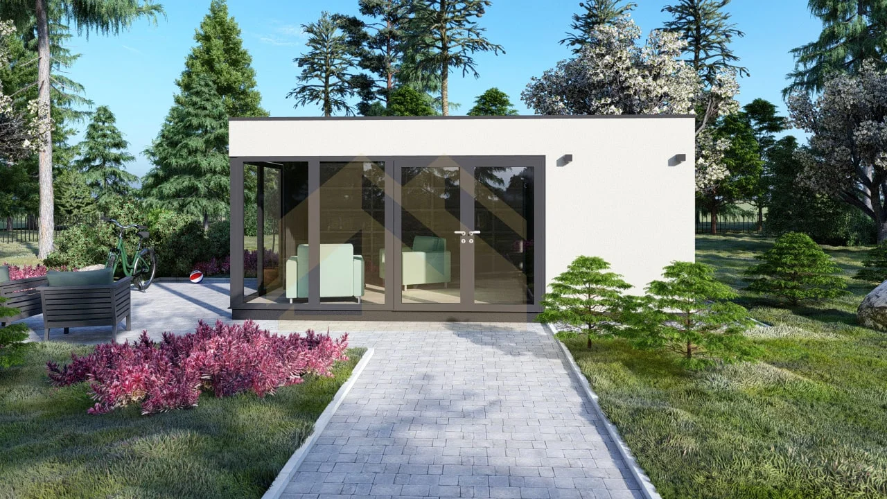 Moderne Ferdighytter Nasau, 24 m²