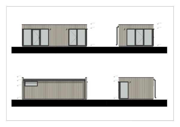 Isolert Anneks Byggesett Nice, 30 m²