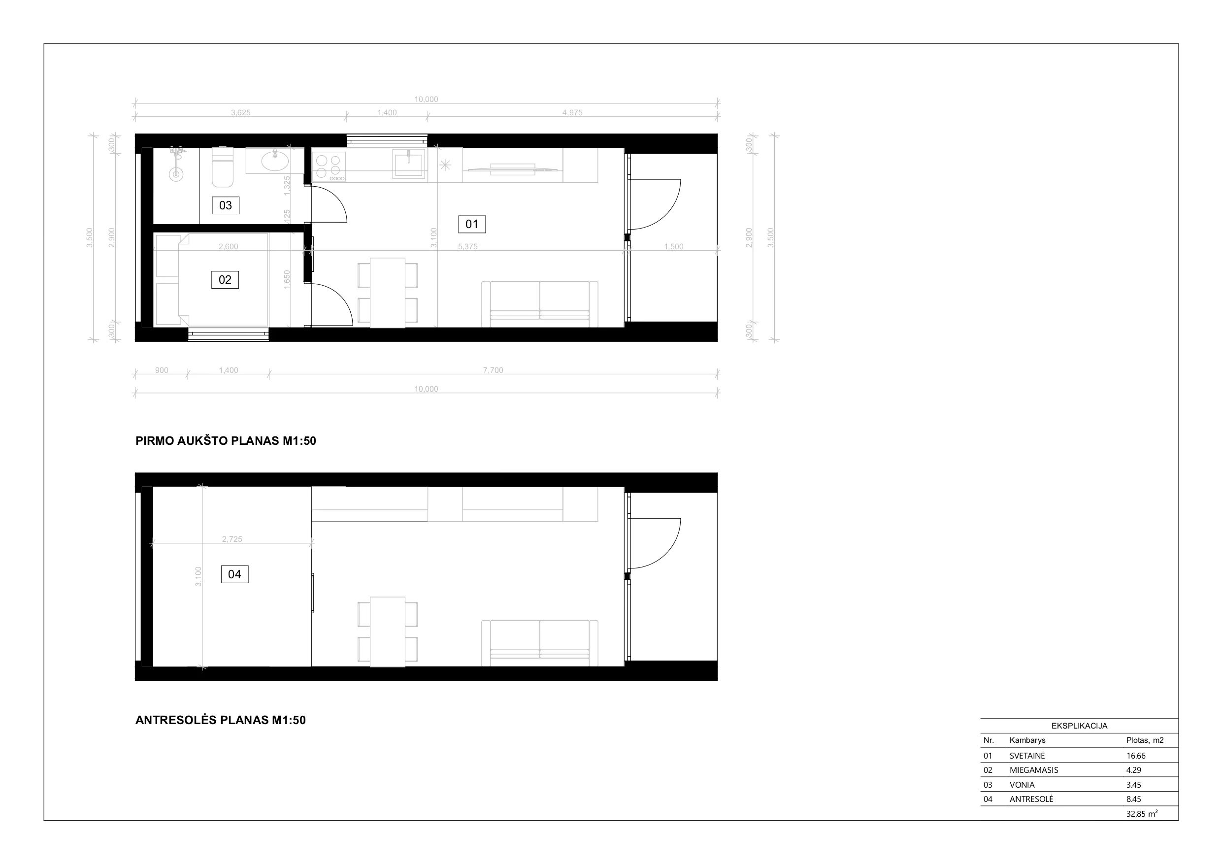 Isolert Anneks Byggesett Cronus, 35 m²
