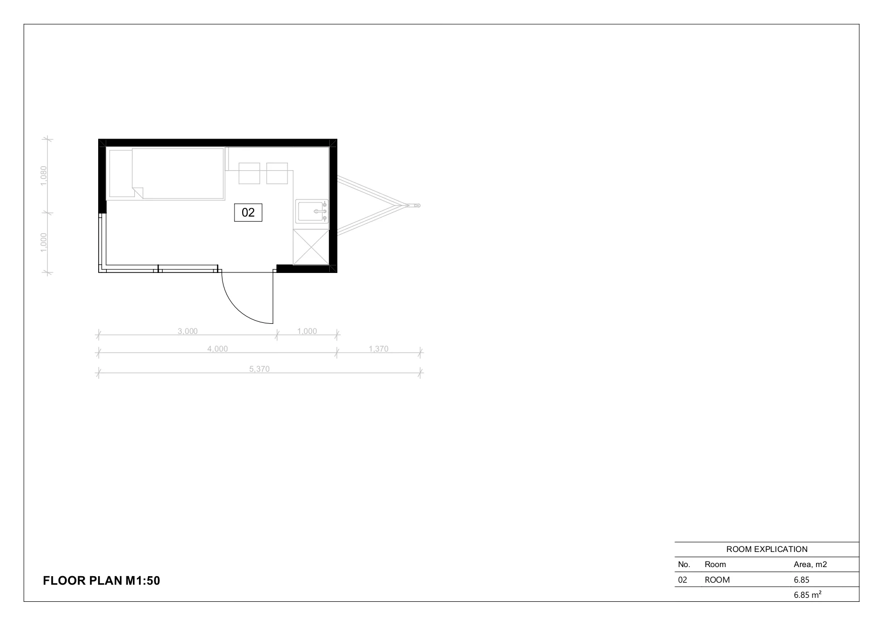 Mikrohus På Hjul  Termoli, 7 m²