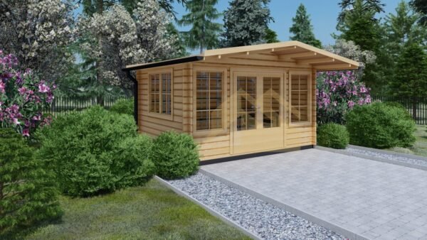 Tømmerhytte 44mm Bergen, 12 m²