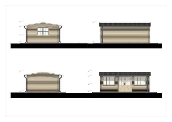 Tømmerhytte 44mm Fredrikstad, 24 m²