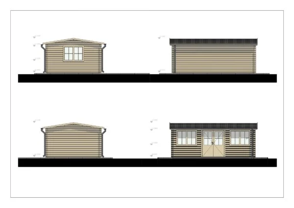 Tømmerhytte 44mm Fredrikstad, 24 m²