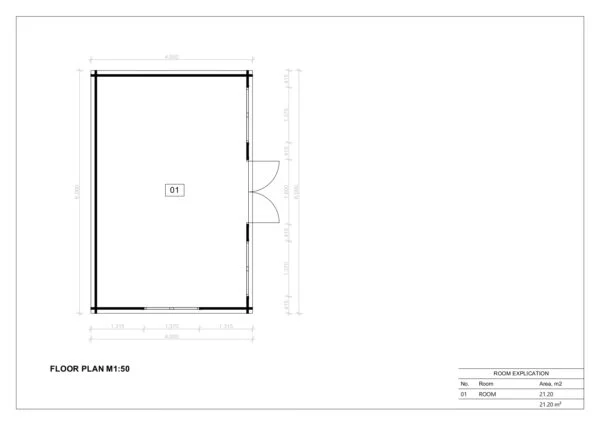 Tømmerhytte 44mm Fredrikstad, 24 m²