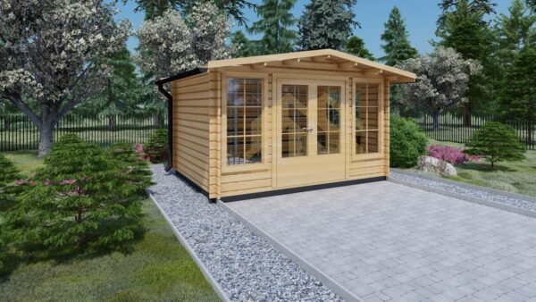 Tømmerhytte 44mm Kristiansand, 16 m²
