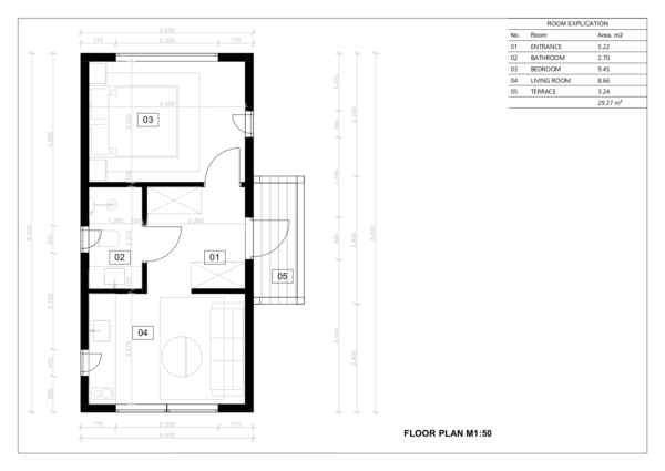 Isolert Anneks Nero, 30 m²