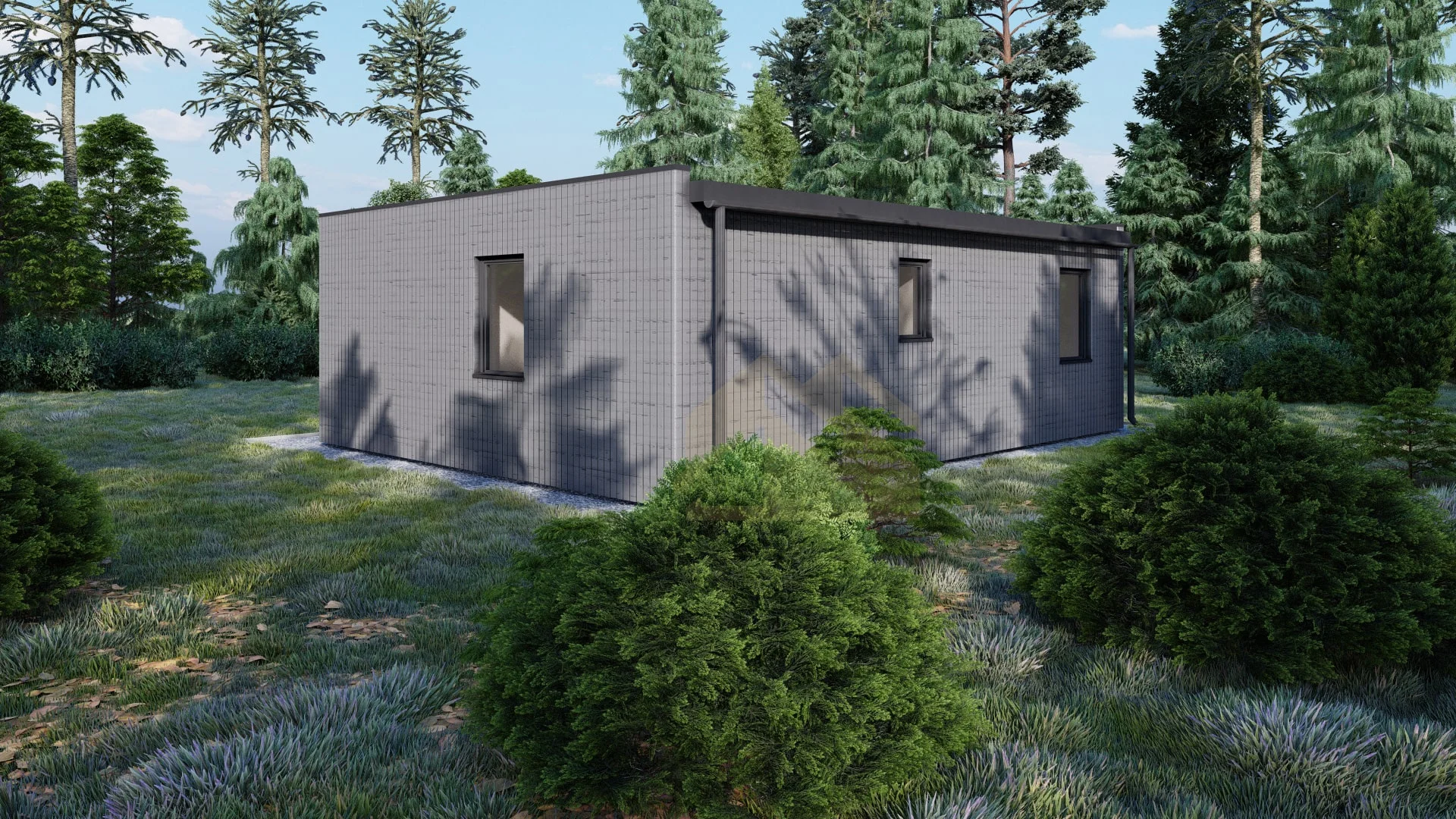 Liten Ferdighytter Tiberius, 45 m²