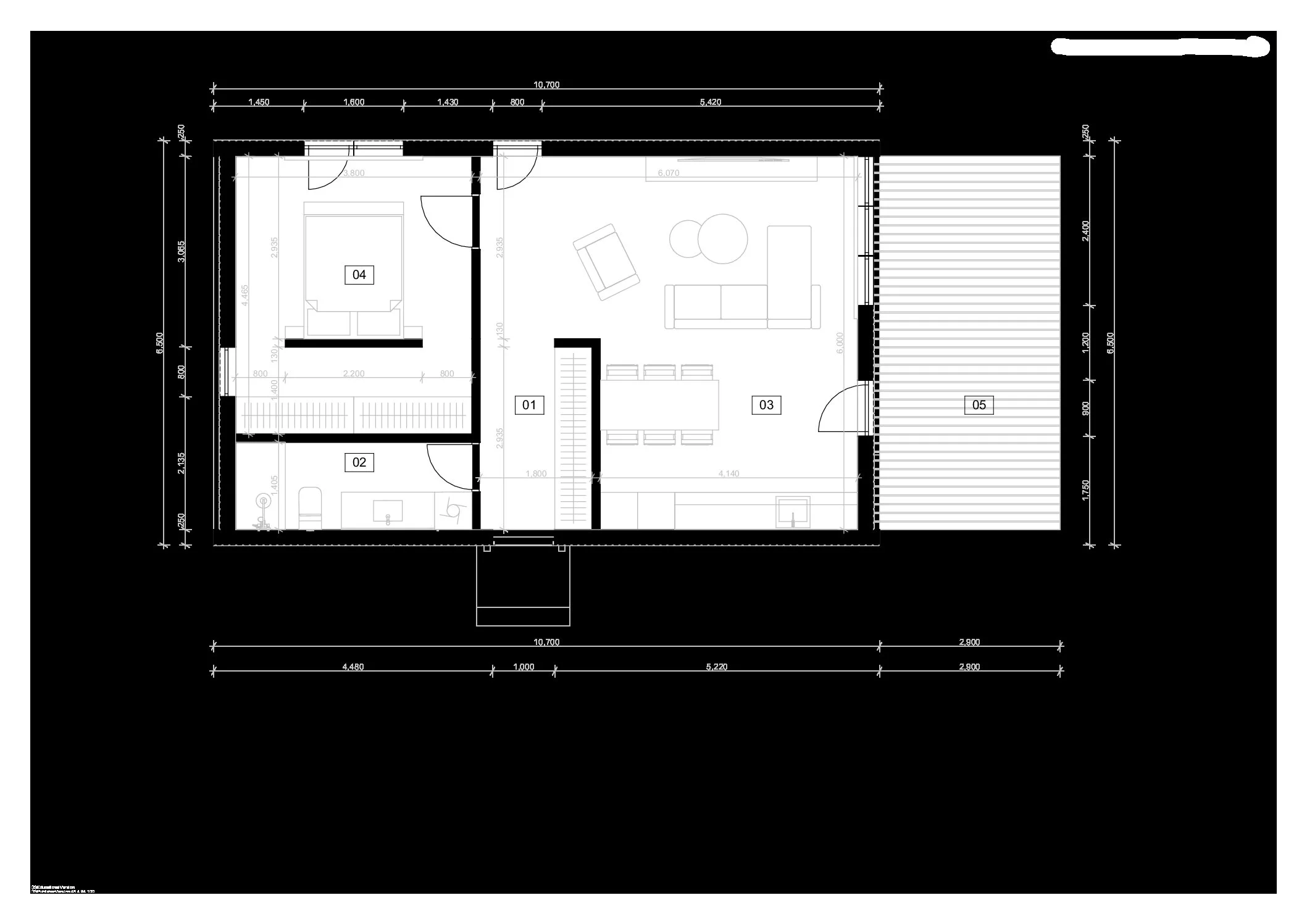 SIP Moderne Ferdighytter Constantine, 60 m²